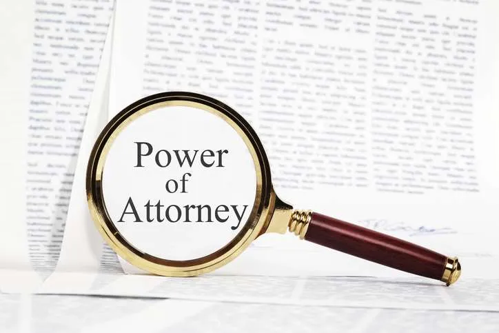 Power of Attorney Magnifying Glass Image Power of Attorney Magnifying Glass Image